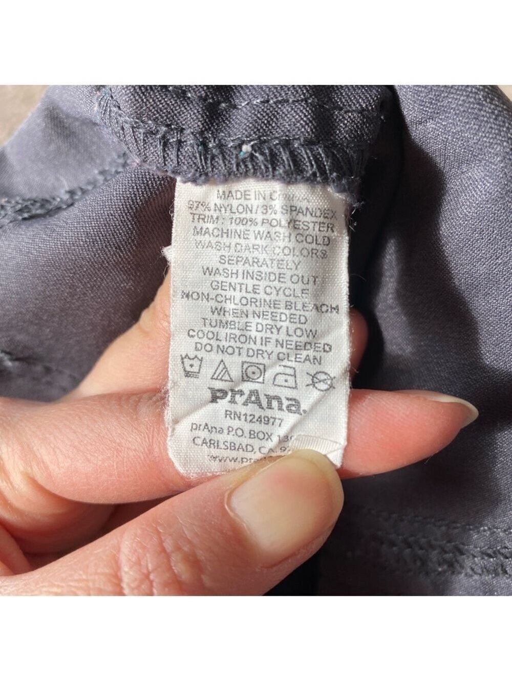 Prana Monarch Convertible Pants Grey Sz 12 Short Inseam - Picture 13 of 16